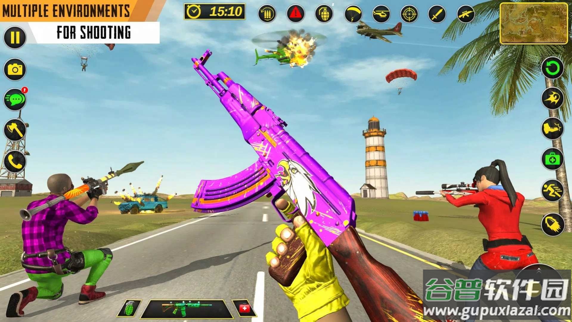 3D突击队射击游戏(Open World Commando FPS Shooting)截图3
