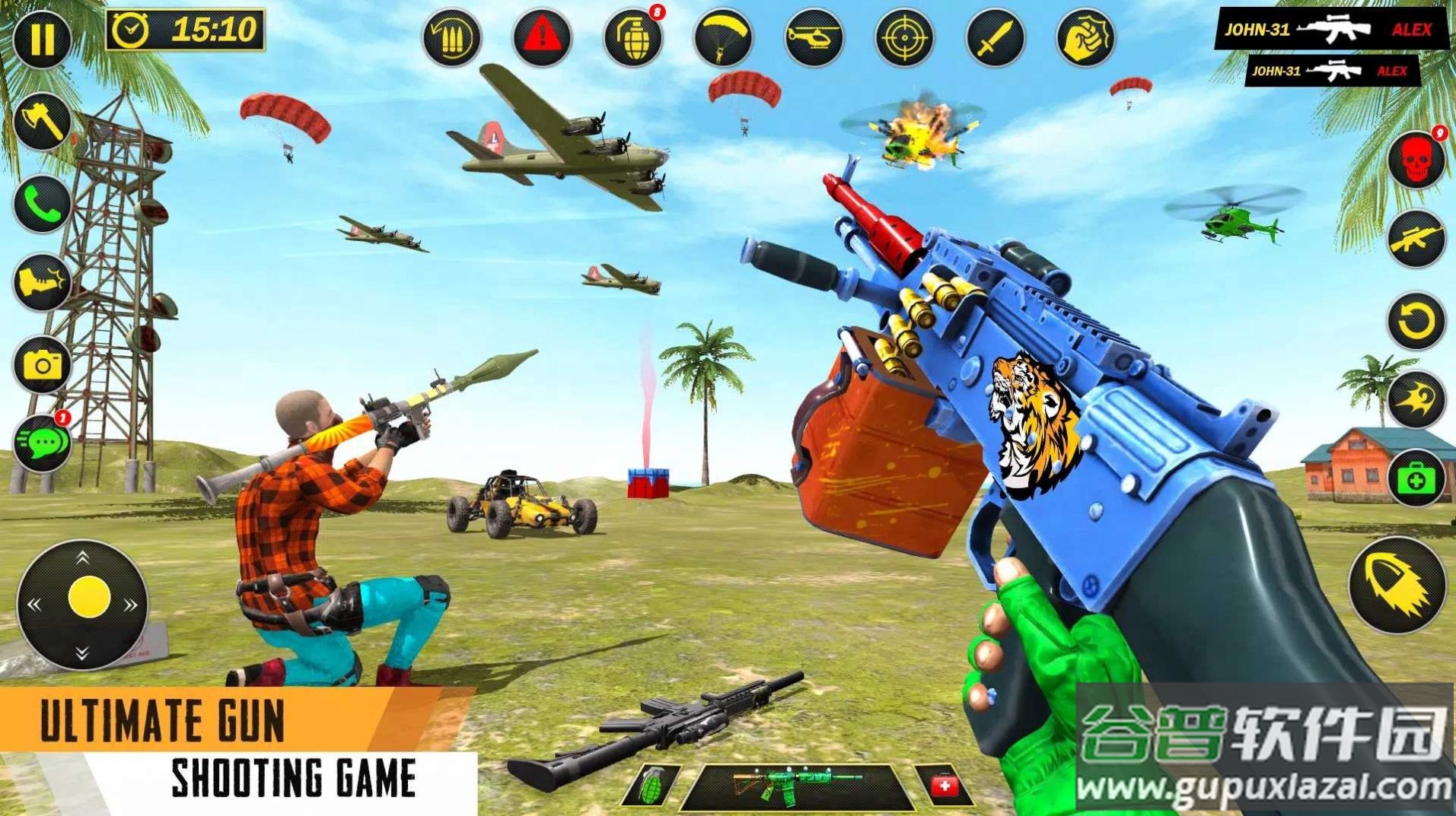 3D突击队射击游戏(Open World Commando FPS Shooting)截图4