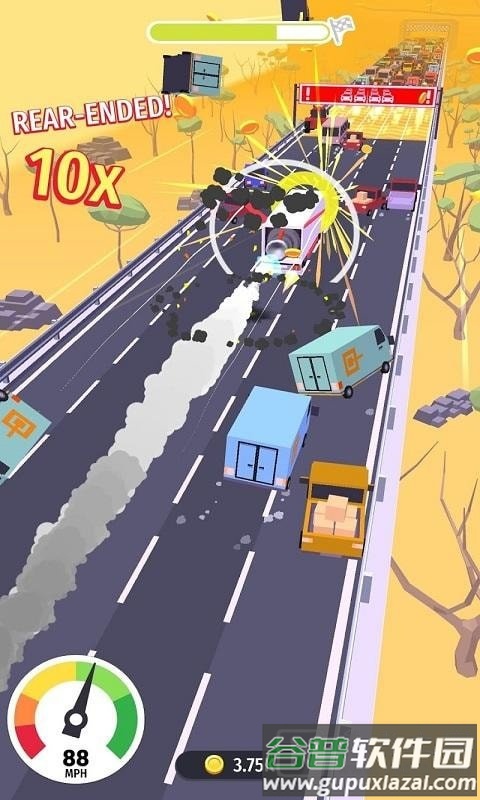 横冲直撞粉碎公路截图3