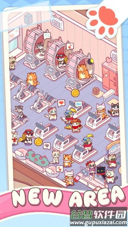 猫咪健身房游戏(Kitty Gym: Idle Cat Games)截图3