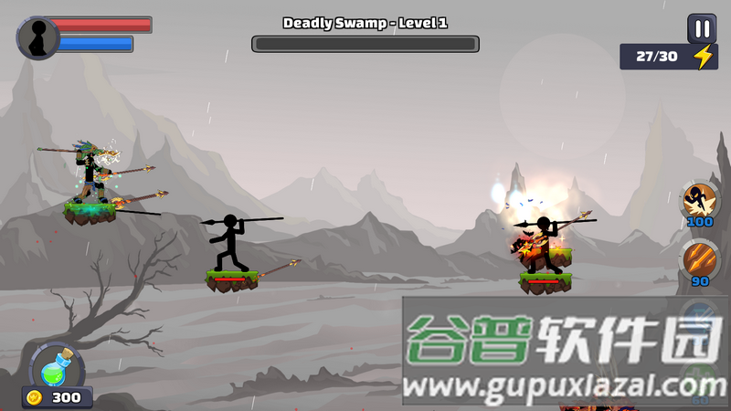 火柴人长矛传奇(Stickman Spear Legend)最新版截图5
