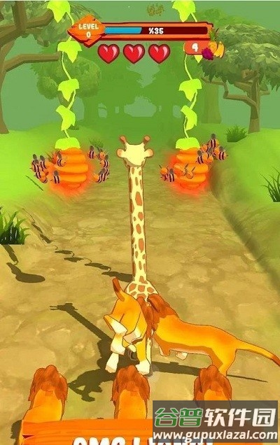 长颈鹿冒险跑游戏(giraffe)截图4