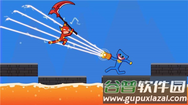 波比vs火柴人游戏(Stickman Fighting Supreme)截图4