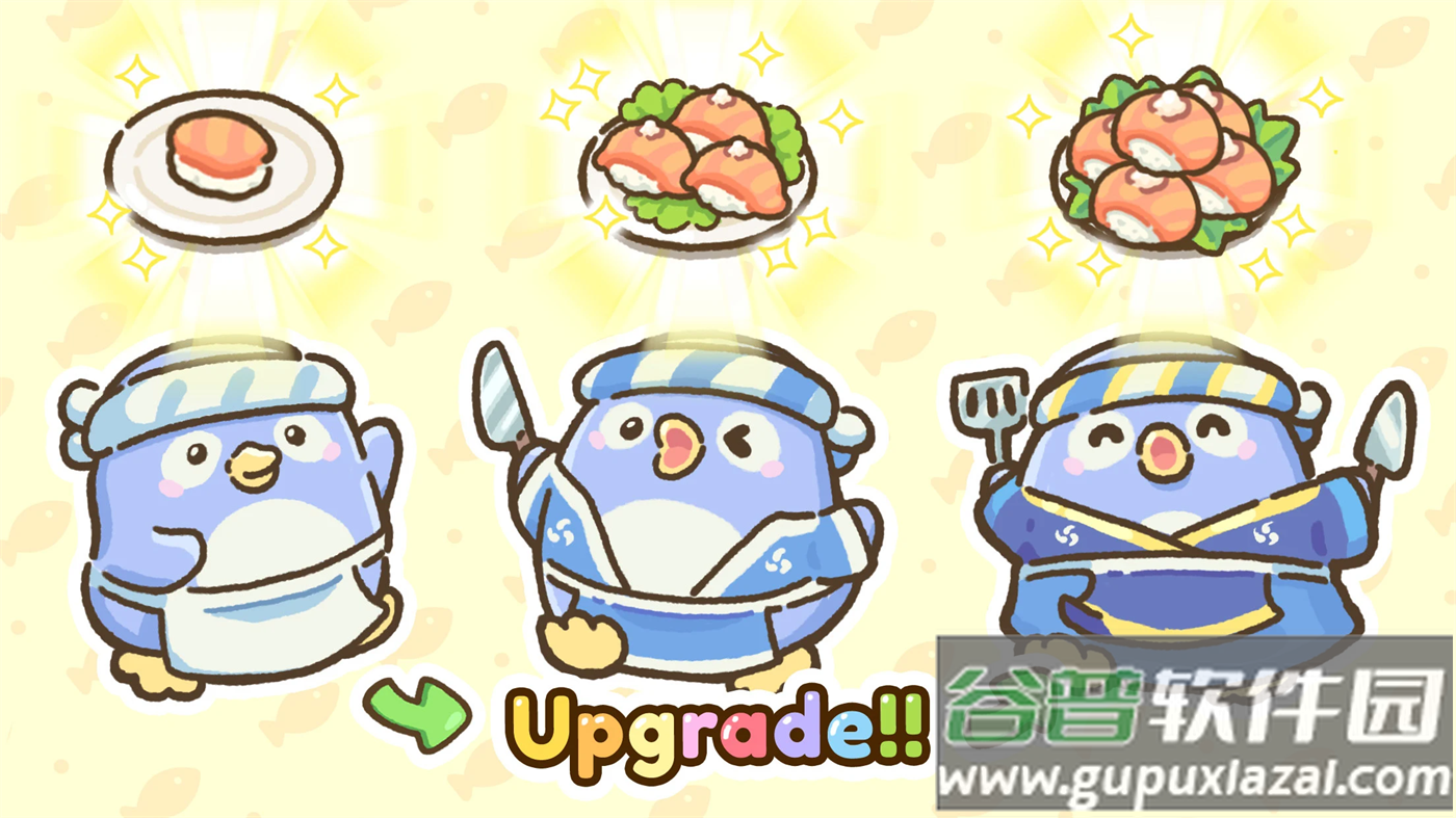 企鹅寿司酒吧最新版游戏(Penguin Sushi Bar)截图4
