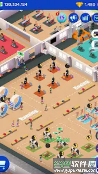 超懒健身房大亨游戏(Idle Fitness Gym Tycoon)截图2