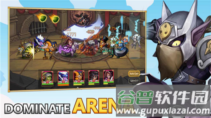 闲置英雄传说游戏(Heroes Legend)截图1