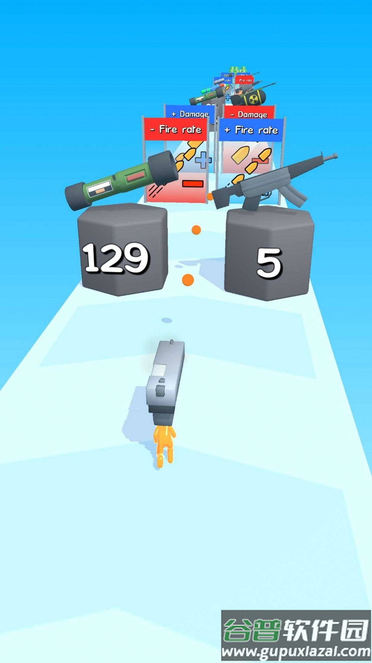 枪头冲冲冲游戏下载安装(Gun Head Run)截图1