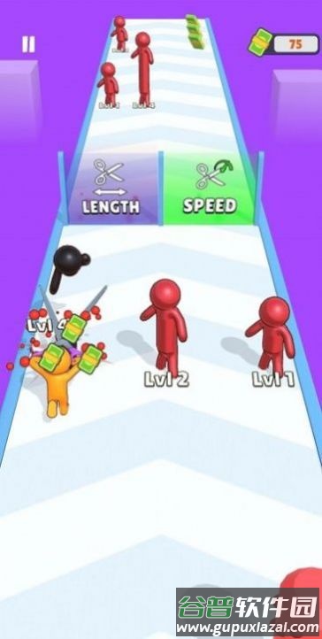 剪刀人跑酷游戏下载(Scissors Warrior)截图1