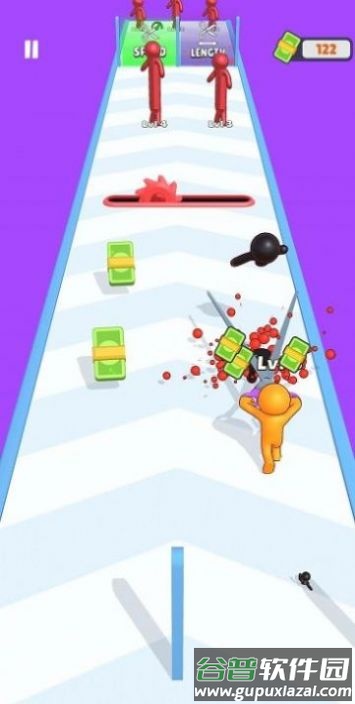 剪刀人跑酷游戏下载(Scissors Warrior)截图2
