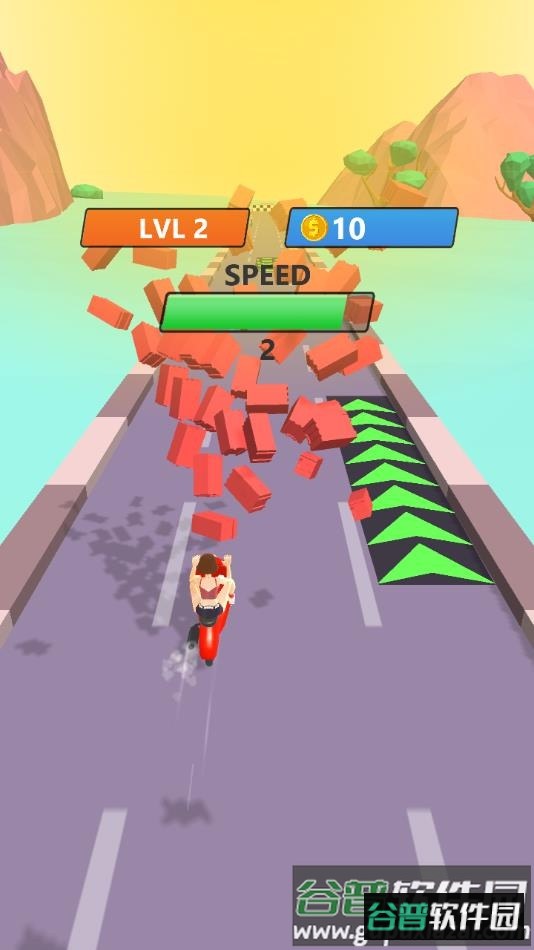暴力摩托小姐姐游戏下载(Moto Hit)截图1