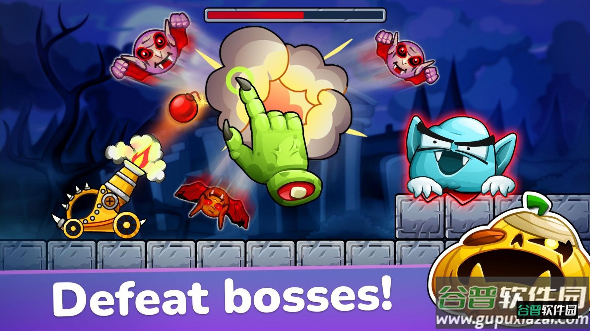 粉碎怪兽邪恶谜题游戏下载(Crush the Monsters)截图4