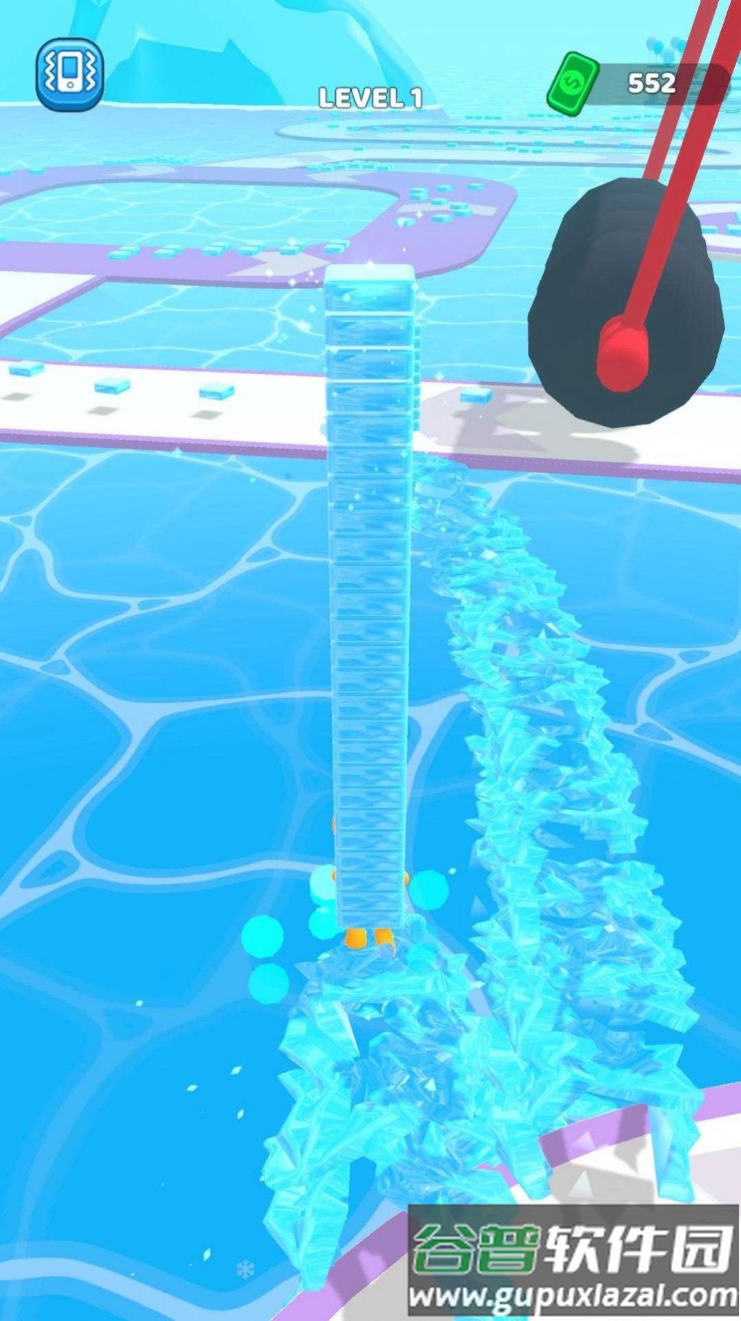 冻结人工跑酷游戏下载(Freeze Man Run)截图2