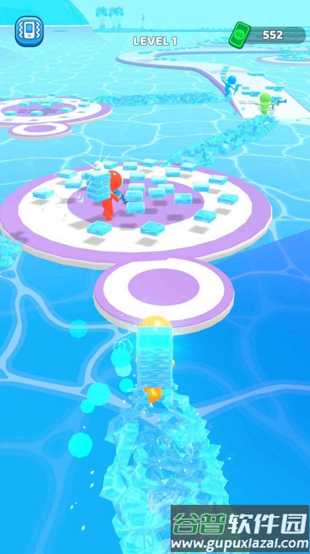 冻结人工跑酷游戏下载(Freeze Man Run)截图4