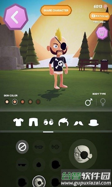 铁头男孩小游戏(headbanger open world)截图2