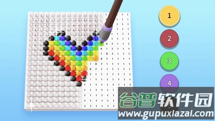 钻石填色游戏截图1