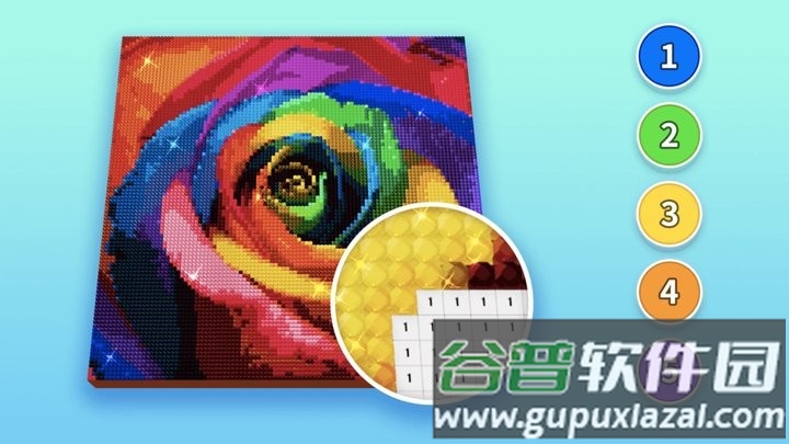 钻石填色游戏截图3