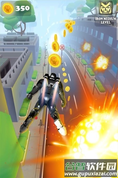 钢铁侠地铁冒险游戏(subway iron)截图1