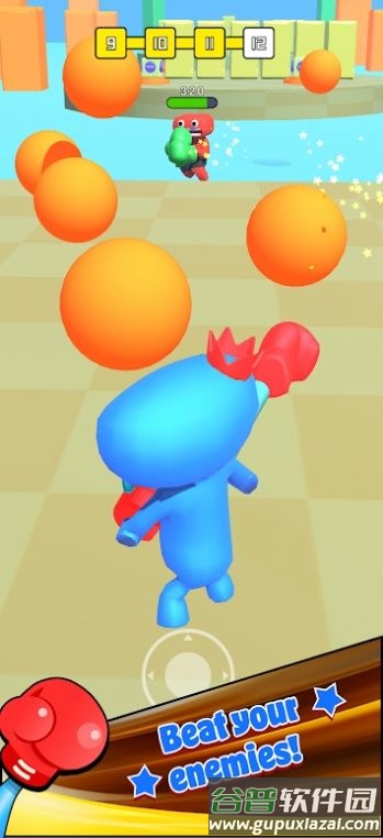 拳击超级战士游戏(GumGum Punch)截图1