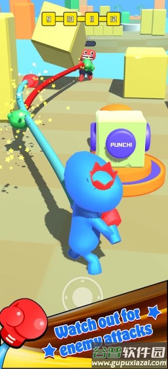 拳击超级战士游戏(GumGum Punch)截图2