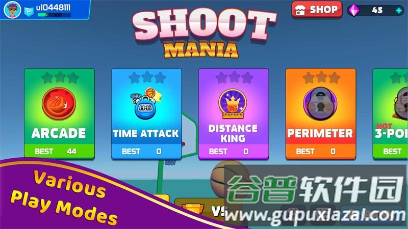 投篮挑战游戏修改版截图3