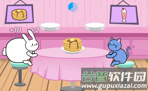 奶昔猫和煎饼兔游戏(Bunny Pancake)