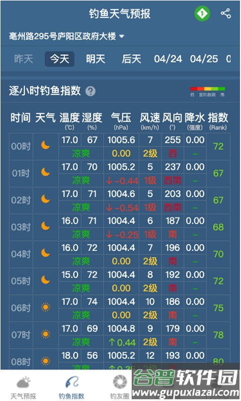 钓鱼天气预报2025最新版截图3