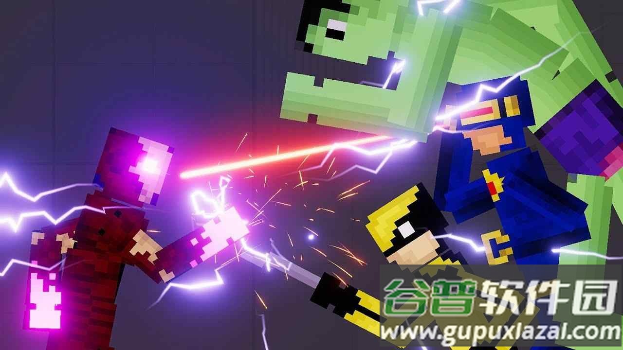 火柴人甜瓜游乐场游戏截图1