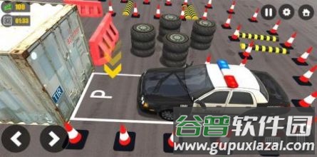 新警车停车训练游戏(New Police Car Parking Training Game:Car Driving)截图4