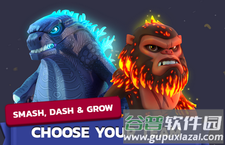 不断壮大哥斯拉大战金刚手游