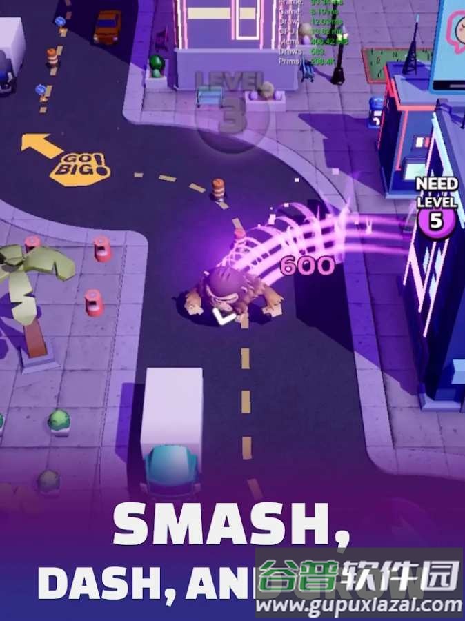 不断壮大哥斯拉大战金刚手游截图2