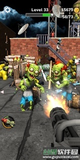 塔炮手僵尸攻击(Tower Gunner: Zombie Shooter)截图3