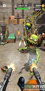 塔炮手僵尸攻击(Tower Gunner: Zombie Shooter)截图4