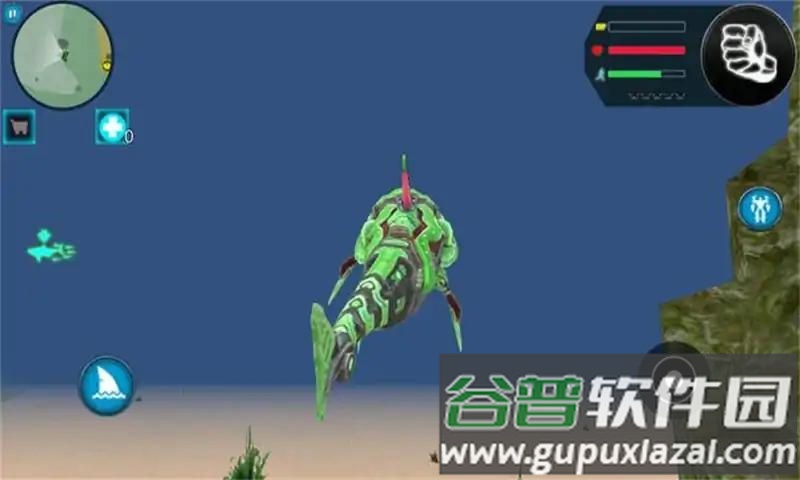 超级鲨鱼变形机器人游戏截图2
