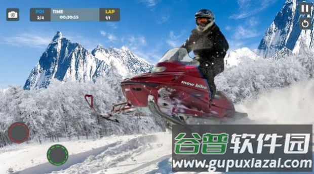 冰上滑雪车比赛游戏截图4