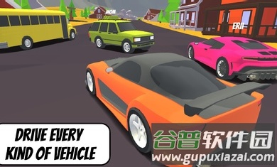 卡通多人赛车沙盒截图1