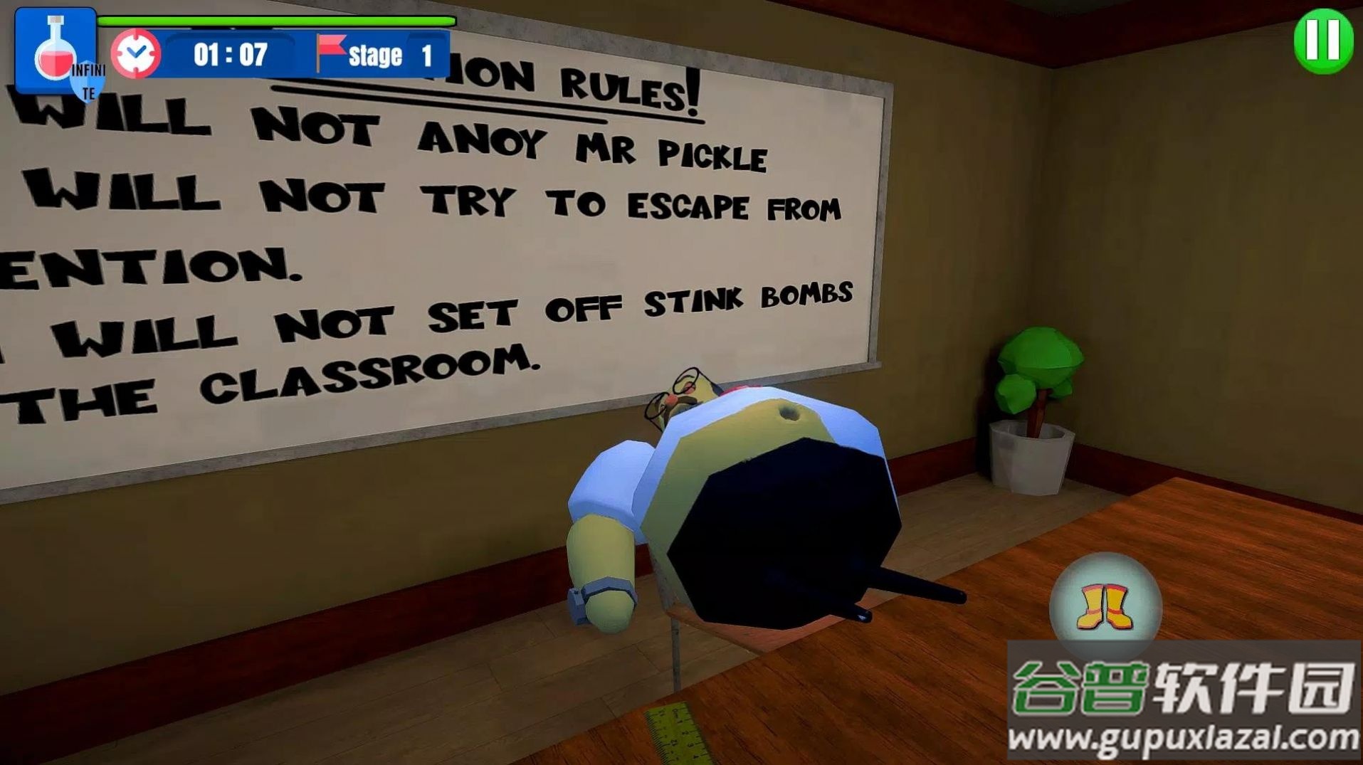 奥比学校突围Obby School Breakout游戏