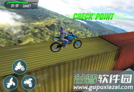 脚踏车特技3D游戏安卓版