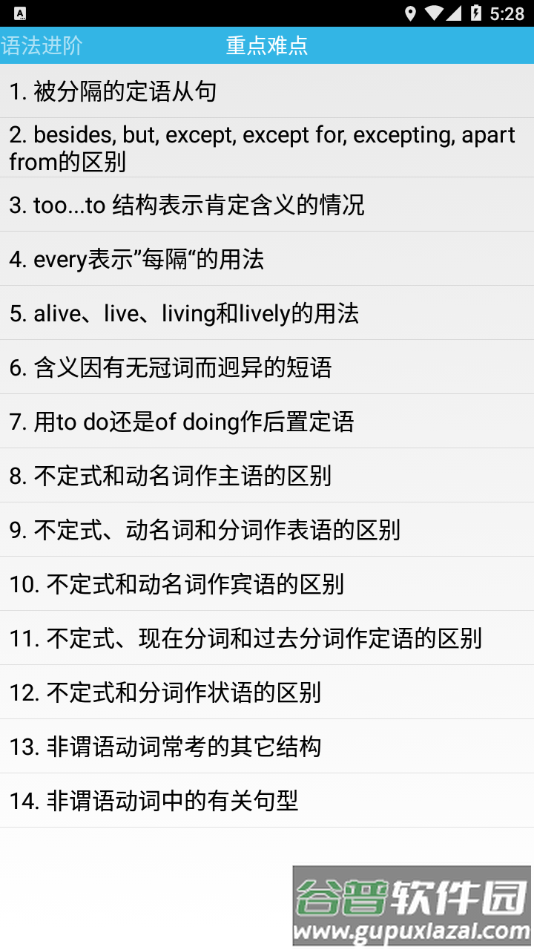 Grammar英语语法详解app截图3