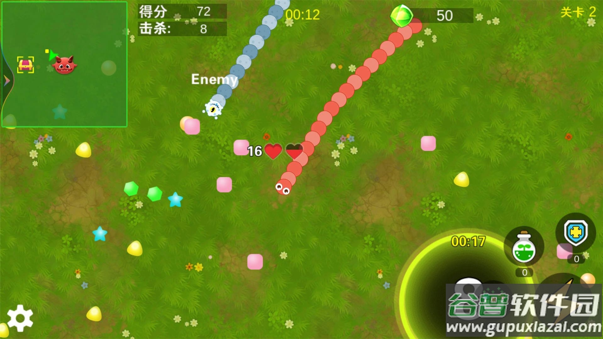 贪吃的蛇蛇截图2