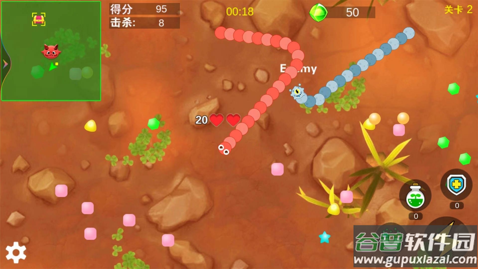 贪吃的蛇蛇截图3