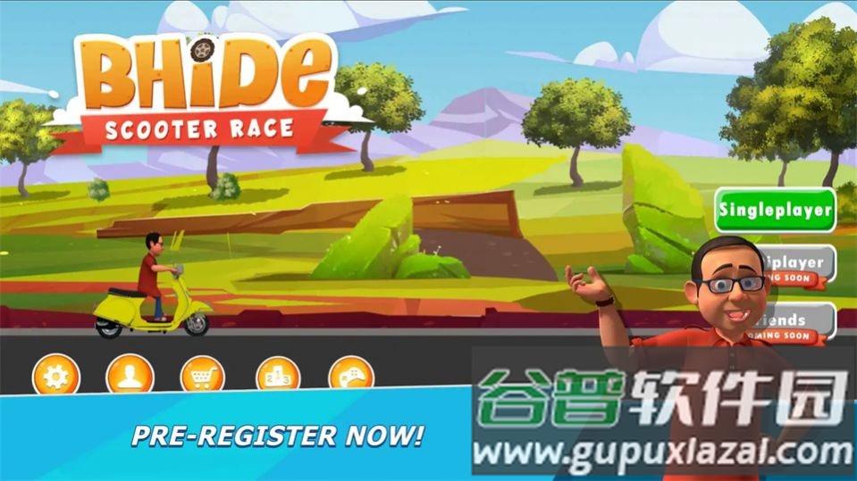 比德滑板车比赛游戏(Bhide Scooter Race)截图3