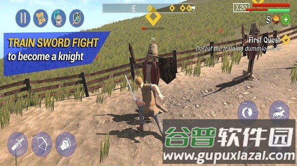 骑士模拟器小游戏(knight rpg knight simulator)截图1