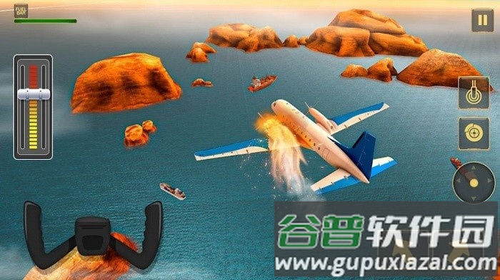 飞机冲击坠毁模拟器游戏(Plane Crash Simulator)截图1