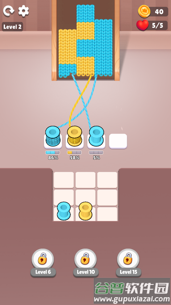 彩色针织品游戏(Color Knitzy)截图1