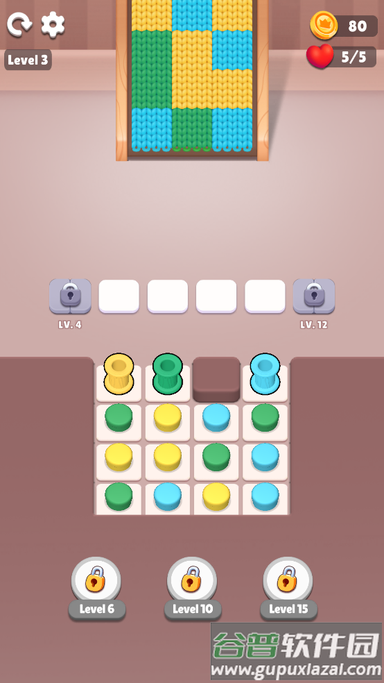 彩色针织品游戏(Color Knitzy)截图2