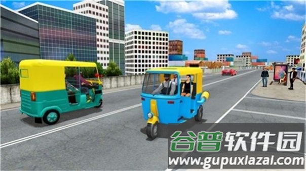 驾驶人力车运输模拟游戏(AUTO RIKSHAW SIMULATOR)截图3