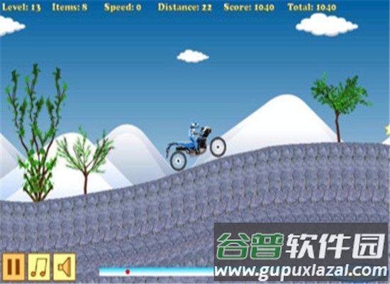 摩托骑士特技游戏