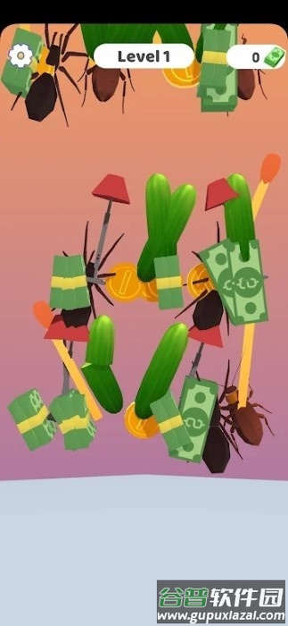 长剑切片跑游戏(slice them all)截图1