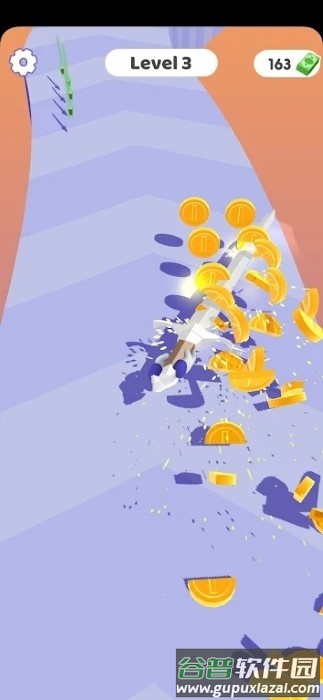 长剑切片跑游戏(slice them all)截图2
