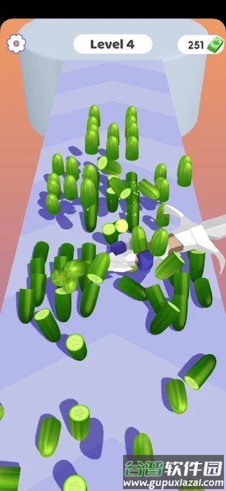 长剑切片跑游戏(slice them all)截图4